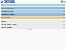 Tablet Screenshot of cipplanner.com